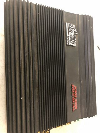Old School Earthquake Power 3400x 3 Channel Amplifier,  Rare,  Vintage,  Usa,  Amp