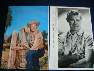 1960s Chuck Connors The Rifleman Japan Vintage 12 Clippings Very Rare