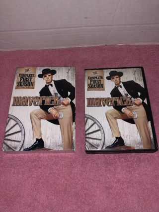 Maverick: The Complete First Season (dvd,  2012,  7 - Disc Set) Rare Oop Dvd