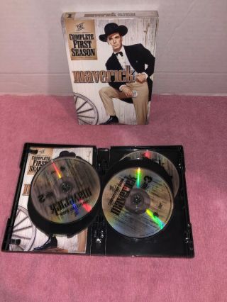 Maverick: The Complete First Season (DVD,  2012,  7 - Disc Set) Rare Oop Dvd 4
