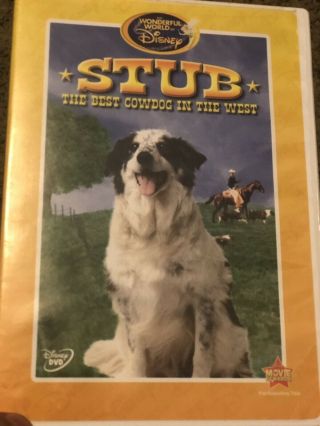 Stub: The Best Cowdog In The West (dvd,  2007,  Disney Movie Club) Rare,  Like