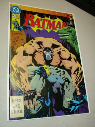 Batman 497 (7/93) Bane Breaks Batman 