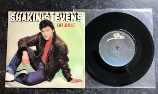 Shakin’ Stevens 7” Singles Epic South Africa Oh Julie Pic Sleeve Rare