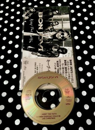 Bon Jovi - Keep The Faith Rare Japan 3” Cd Single