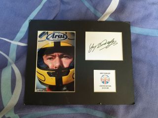 Rare Joey Dunlop Special Edition Signed Photo Print