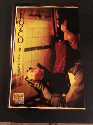 Orozco The Embalmer Cover B Dvd Hard Box Massacre Video Rare Oop Hardbox