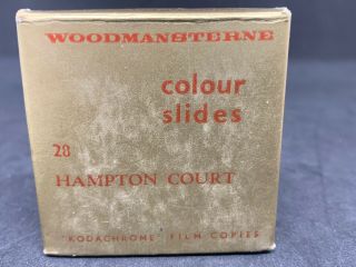 Hampton Court C1950/ 60’s,  8 X Rare Vintage Colour Slides,  Woodmansterne