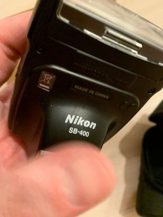 Nikon Speedlight SB - 400 Shoe Mount Flash for Nikon Rarely 7