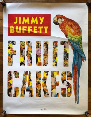 Jimmy Buffett Fruitcakes Rare Promo Posters (2 Different) 1994