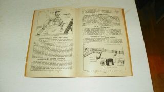 LIONEL EARLY 1939 INSTRUCTION BOOK WITH THE RARE LOCOSCOPE MAIL IN CARD 5