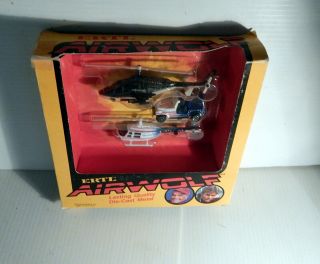 AIRWOLF SET.  RARE GIFT SET FROM 1984 BY ERTL 2