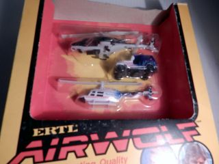 AIRWOLF SET.  RARE GIFT SET FROM 1984 BY ERTL 6