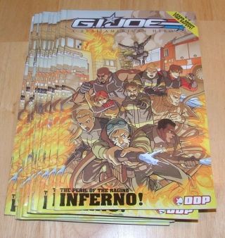 G.  I.  Joe Rare Promo Peril Or The Raging Inferno 2009 Fire Safety