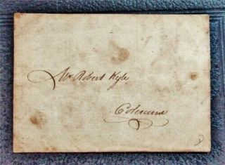 Nystamps Great Britain Stamp Rare 1799 Letter With Official Watermark