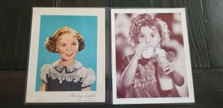 Vintage Shirley Temple Signed Photos Twentieth Century Fox 1938 Very Rare