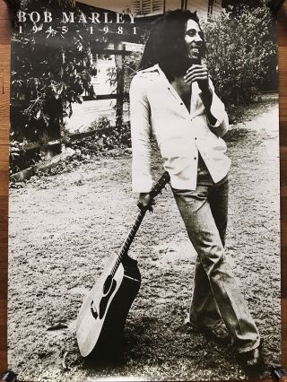 Bob Marley 1945 - 1981 Rare Vintage Poster