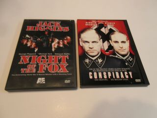 Night Of The Fox (08,  Rare),  Conspiracy (01) No Scratches,  Nazis,  Hitler,  Wwii