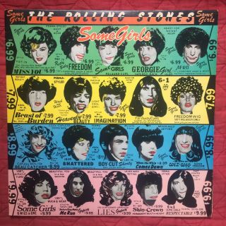 The Rolling Stones - Some Girls Vinyl Lp 1978 Gybp Rare Colors Uncensored