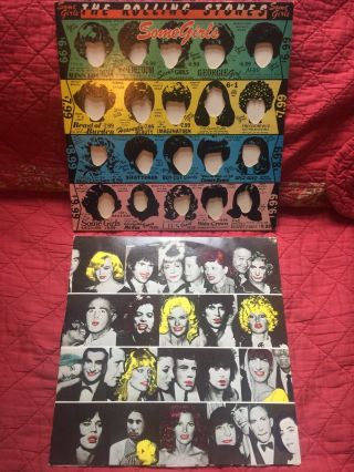 THE ROLLING STONES - SOME GIRLS VINYL LP 1978 GYBP Rare Colors Uncensored 3