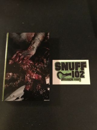 Snuff 102 Hard Box Dvd Massacre Video Oop Rare Hardbox With Bonus