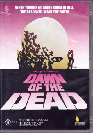 Dawn Of The Dead (dvd) George A.  Romero Horror Zombie 18,  Rare