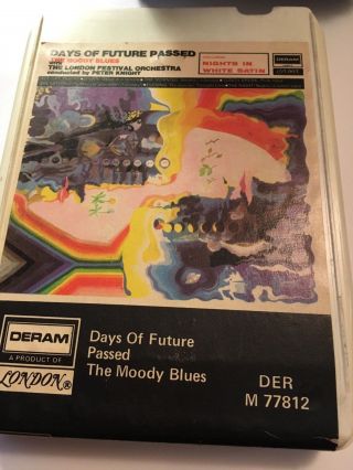 The Moody Blues ‎days Of Future Passed Rare Find 8 Track Tape Plays