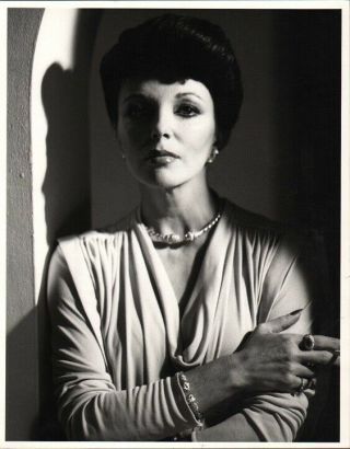 Joan Collins - Rare Vintage 12 " X 10 " B/w Photograph Circa 1970s C 81