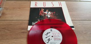 Rush - The Body Electric - Rare U.  K.  10 Inch 3 Track Red Vinyl 1984 Near