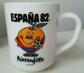 Rare 1982 Fifa Football World Cup Spain - Naranjito Retro Coffee/tea Mug