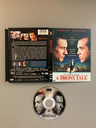 A Bronx Tale (snap Case Dvd) Rare Oop 1993 Robert De Niro Gangster Classic 90s