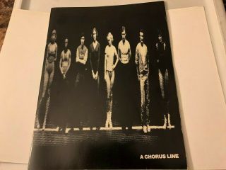 A Chorus Line York Shakespeare Festival Production Rare Program - 1977