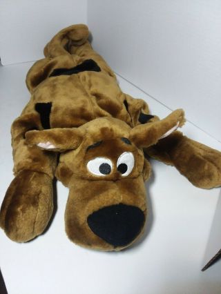 Talking Hug Me Scooby Doo Rare W/tags 26 " Plush Dog Pillow Pal Laying Animal