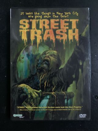 Street Trash Rare Synapse Dvd Cult 80s Gore Horror Movie Classic