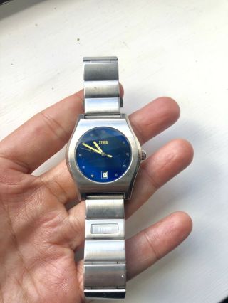 Wristwatch: (needs Battery) : Rare Vintage Man ' s Storm Multimex Watch 2