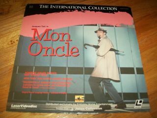 Mon Oncle Laserdisc Ld Very Rare Jacques Tati Stars & Direct