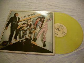 " The Incredible Shrinking Dickies " Rare Signed 1979 Lp.  Yellow Vinyl.