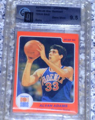 Very Rare 1984 85 Star Basketball " Team Bag " Phoenix Suns Global 9.  5 Gem