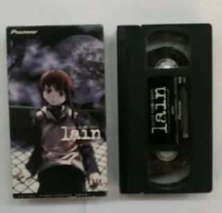 Serial Experiments Lain Vhs Anime Pioneer English Subtitled Version Rare Htf