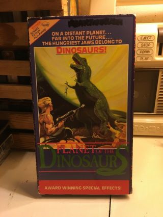 Planet Of The Dinosaurs Vhs Not Big Box Video Sci - Fi Star Classics Slipcase Rare