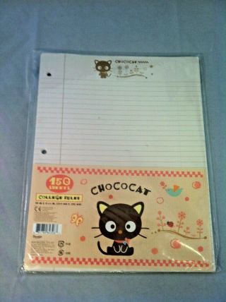 Vintage Sanrio Chococat Stationery College Ruled Paper Rare 1996 34 Sheets Loose