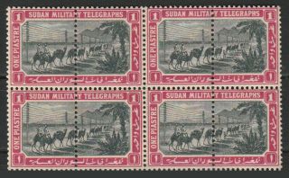 Sudan - 1898 - 99 - Rare - (military Telegraph - 1pt) - Mnh
