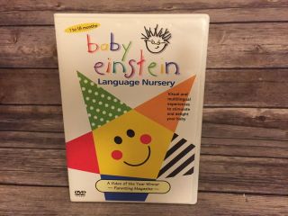 Disney - Baby Einstein: Language Nursery (dvd) Rare 1 - 18 Months