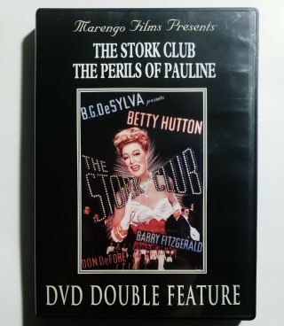 The Stork Club & The Perils Of Pauline (dvd,  2004,  Double Feature) Rare & Oop