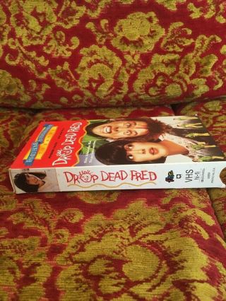 RARE OOP DROP DEAD FRED VHS 1996 Phoebe Cates RIK MAYALL Cult Film Movie Comedy 5
