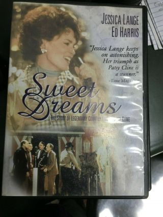 Sweet Dreams Rare Dvd Patsy Cline Story Jessica Lange 1999