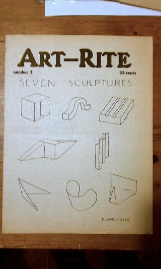 3 Copies Of Art - Rite Magazine; 3 1973; 4 1973,  9 1975.  Very Rare.