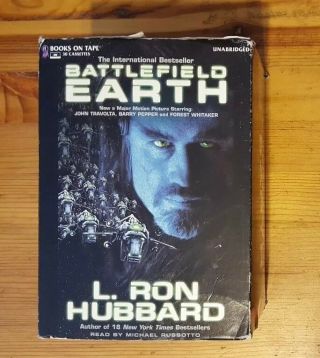 Battlefield Earth By L.  Ron Hubbard Audio Book 30 Cassettes Set Unabridged Rare