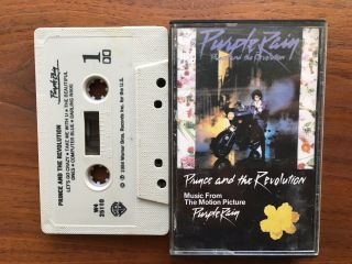 Rare Cassette Prince Purple Rain Soundtrack Tape 1984 Warner Bros
