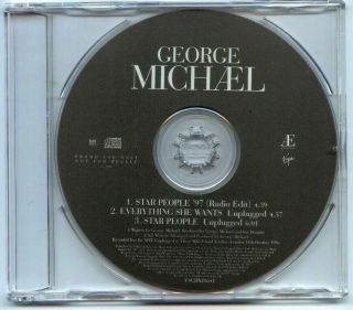 George Michael Uk 1997 Rare Promo Cd Single Star People Vscdxj1641 Nearmint