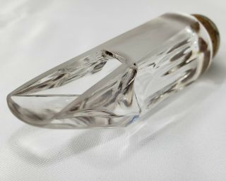 Selmer Glass Crystal Clarinet Mouthpiece Italy Rare Plays Great Hardly Played 4